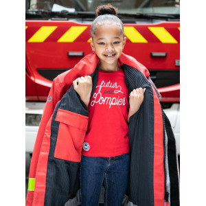 T-shirt enfant "Futur petit pompier"